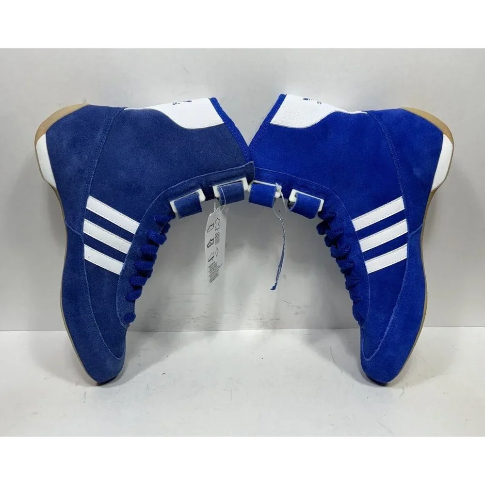 Adidas‎ Monza Racing Driving Blue Suede Shoes Men’s Size 8 382673 Strap